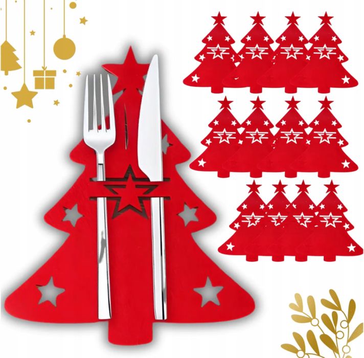Etui na sztućce Choinka Święta Wigilia
