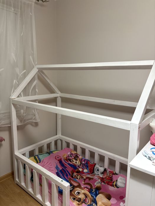 Łóżko domek dla dziecka 140x70