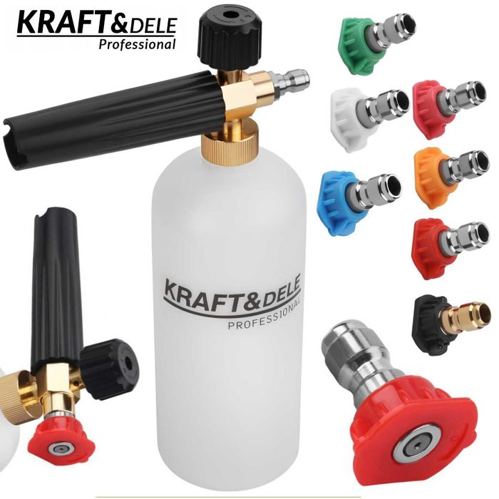 KRAFT&DELE Pianownica Do Myjek Ciśnieniowych 1l + 7 Dysz KD1270