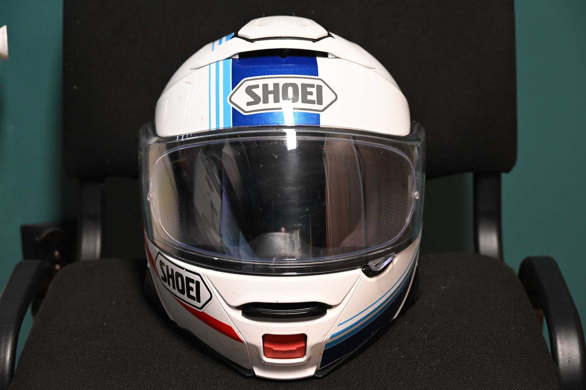 Kask szczękowy SHOEI NOTEC 2 z nowym interkomem MESSH , kask XL