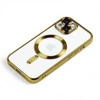 Etui Obudowa Plecki Case Magsafe Iphone 13/14/15 Plus Pro Max Złoty