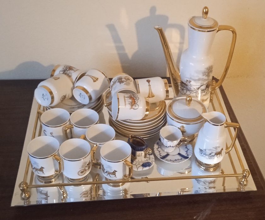Conjunto de chá/café da S.P. Coimbra