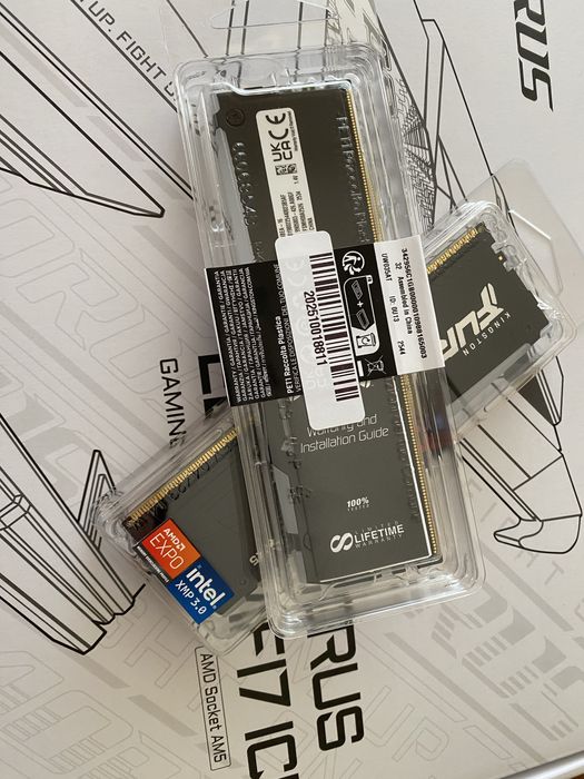 (Novo)Memorias Ram DDR5 6000mhz CL30 2x16 Kingston Fury RGB