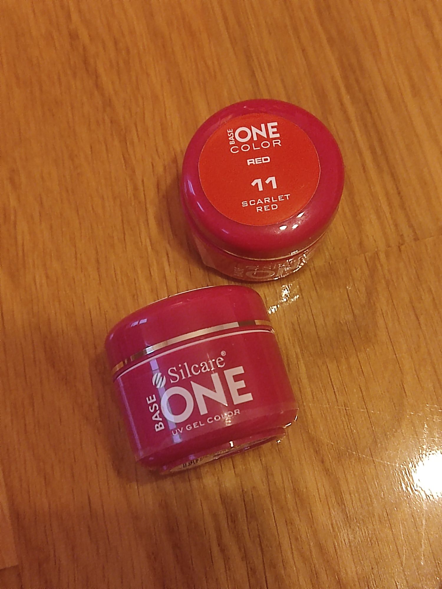 Nowy żel do paznokci silcare base one color UV gel red 11 scarlet red