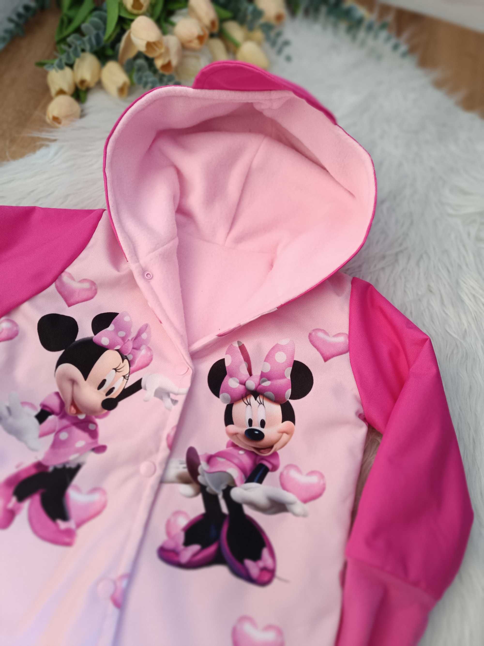 Sprzedam nową kurtkę przeciwdeszczowa z motywem Myszki Minnie