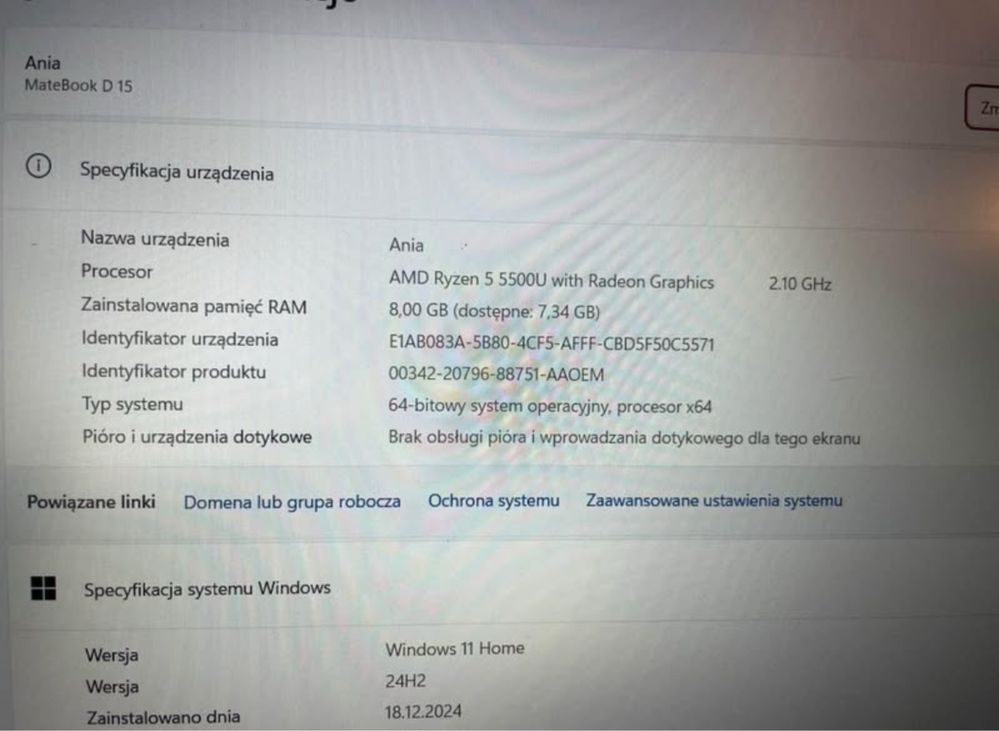 huawei matebook 15 ryzen