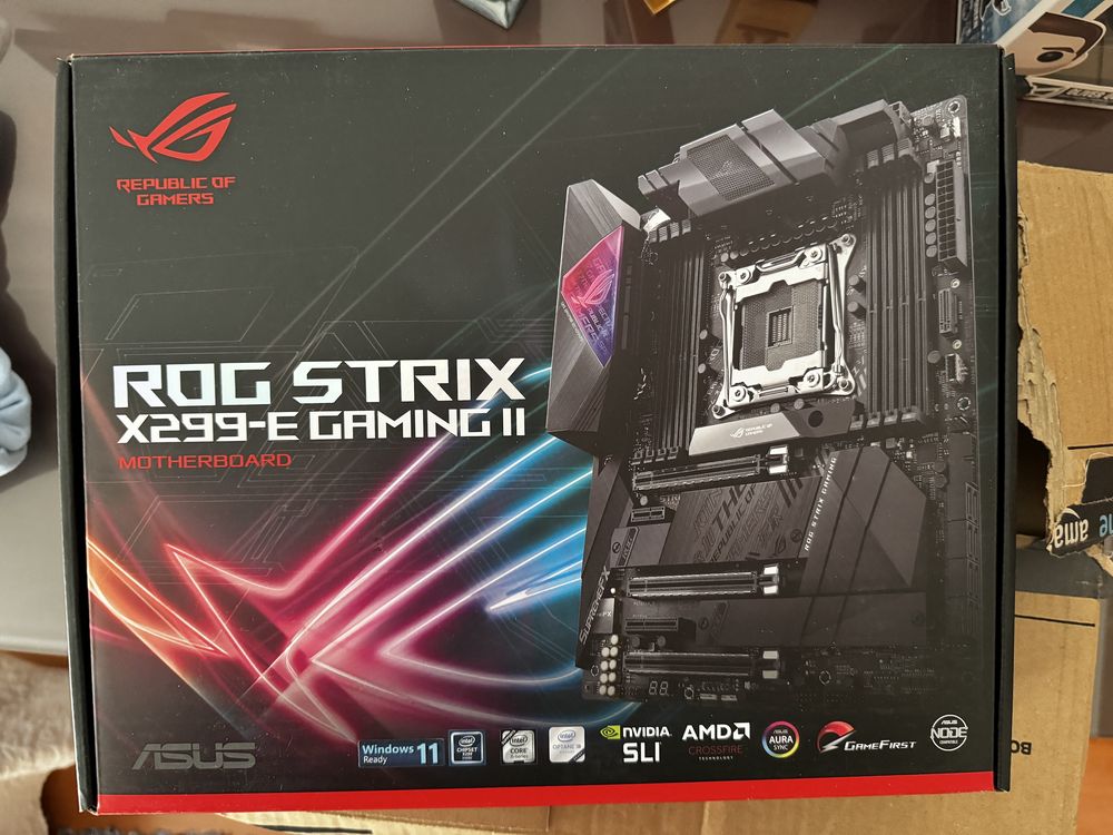 Intel I9 + motheboard asus strix (como nova)
