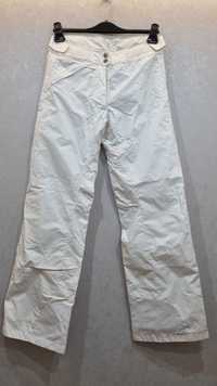 Damskie spodnie zimowe - białe