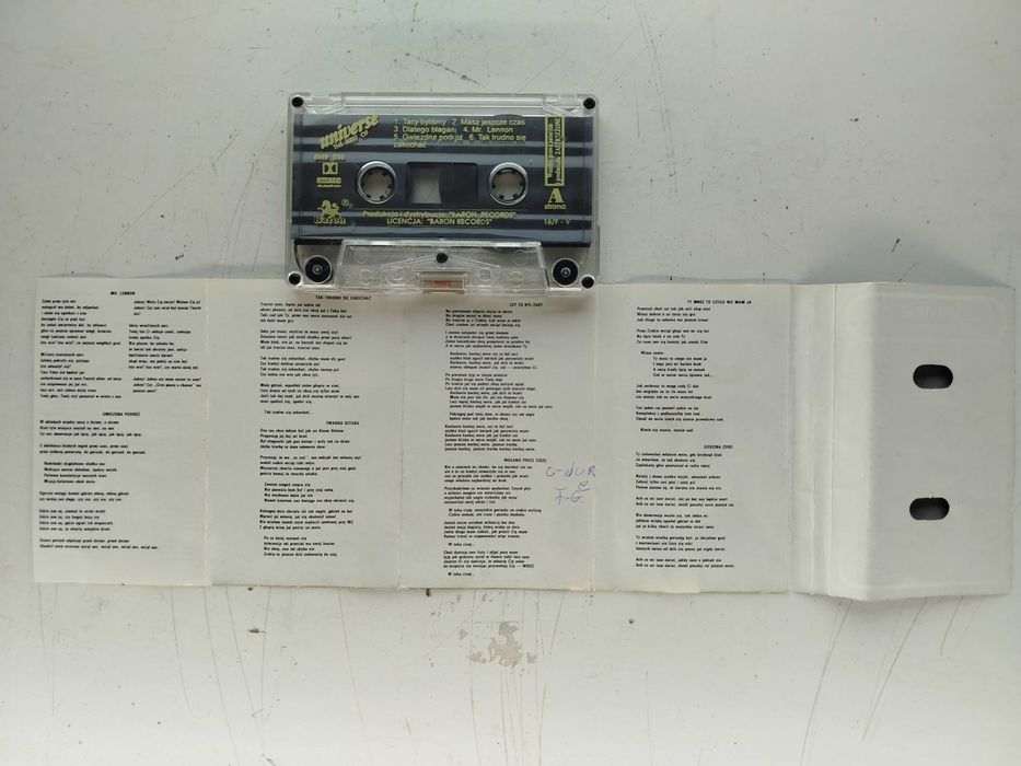 Universe The Best of new 1992 kaseta Baron Ballad Pop Rock