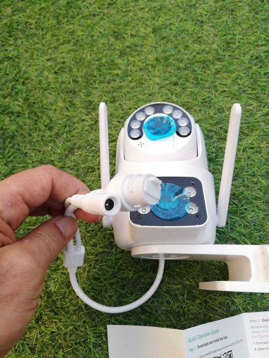 Câmara de Vigilância IP Wifi ou por cabo  Exterior rotativa e fixa