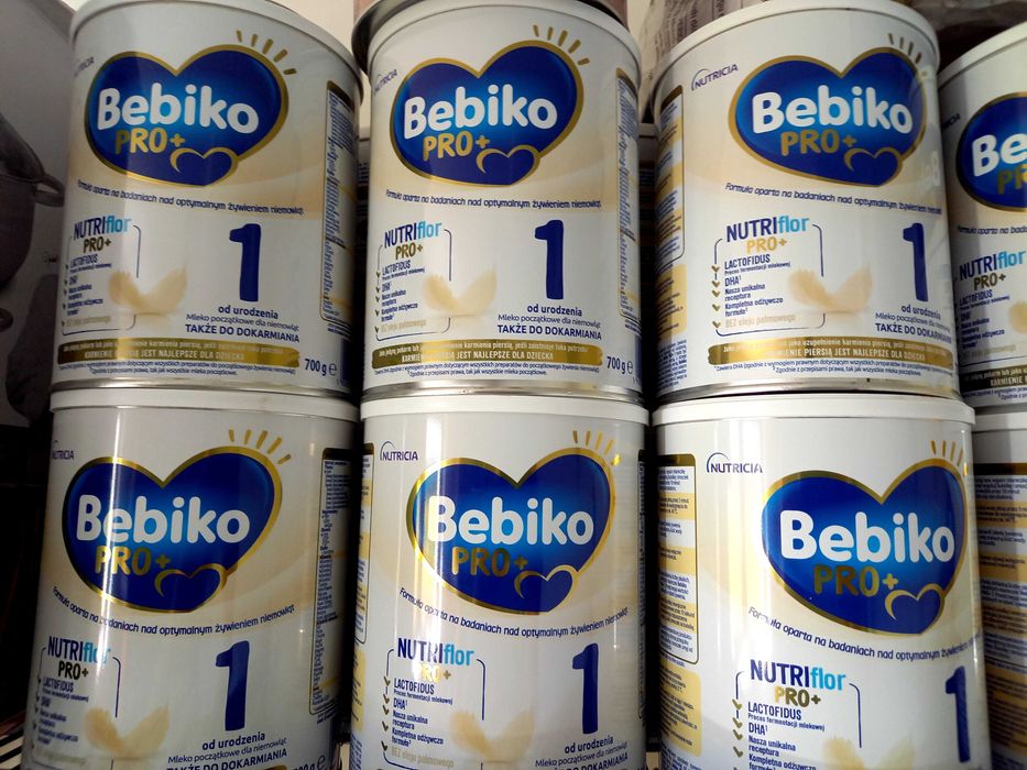 Puszki po mleku modyfikowanym, metalowe