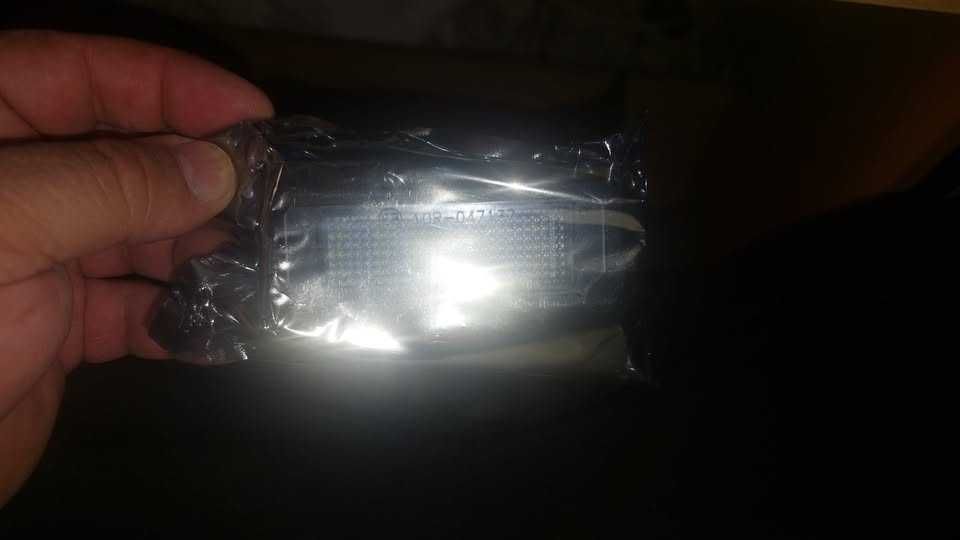 Luzes led de matricula Vw