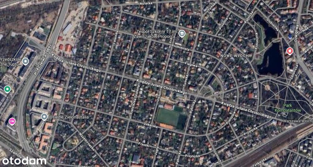 Działka budowlana z WZ w dzielnicy Warszawa Włochy, Nowe Włochy