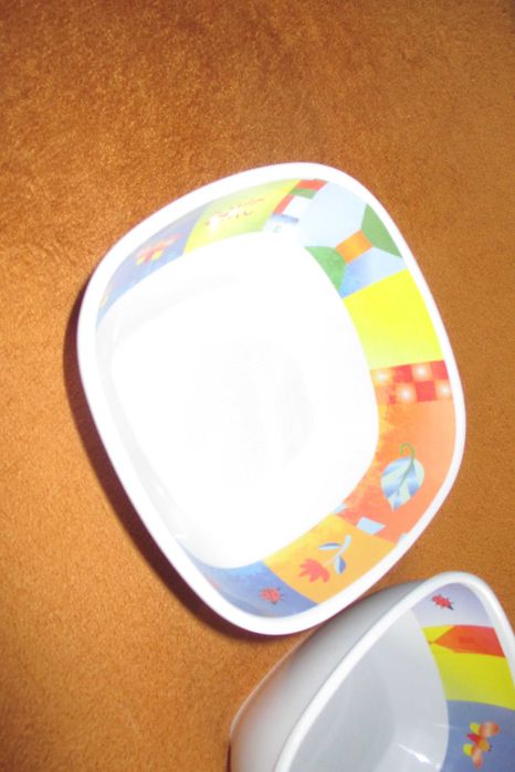 Zestaw dwóch plastikowych misek Metlex, miska plastikowa 15 x 6,5 cm