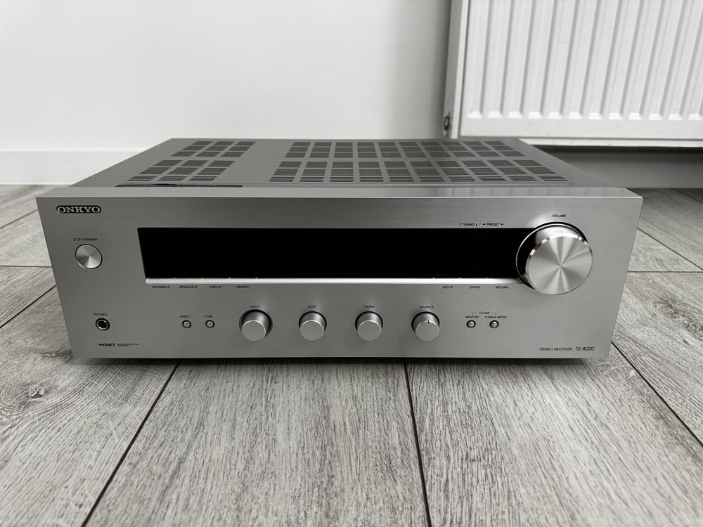 Amplituner Stereo Onkyo TX-8020 srebrny