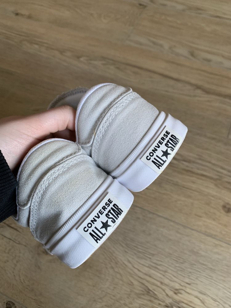 Szare materiałowe trampki sneakersy rozmiar 36 Converse One Star