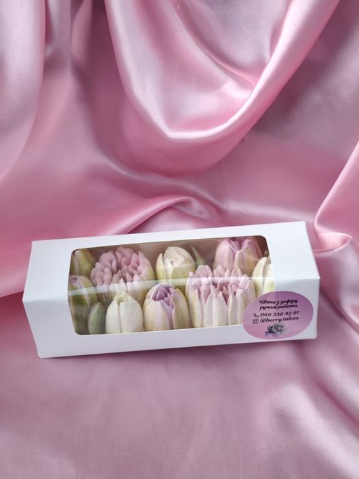 Букет квітів із зефіру