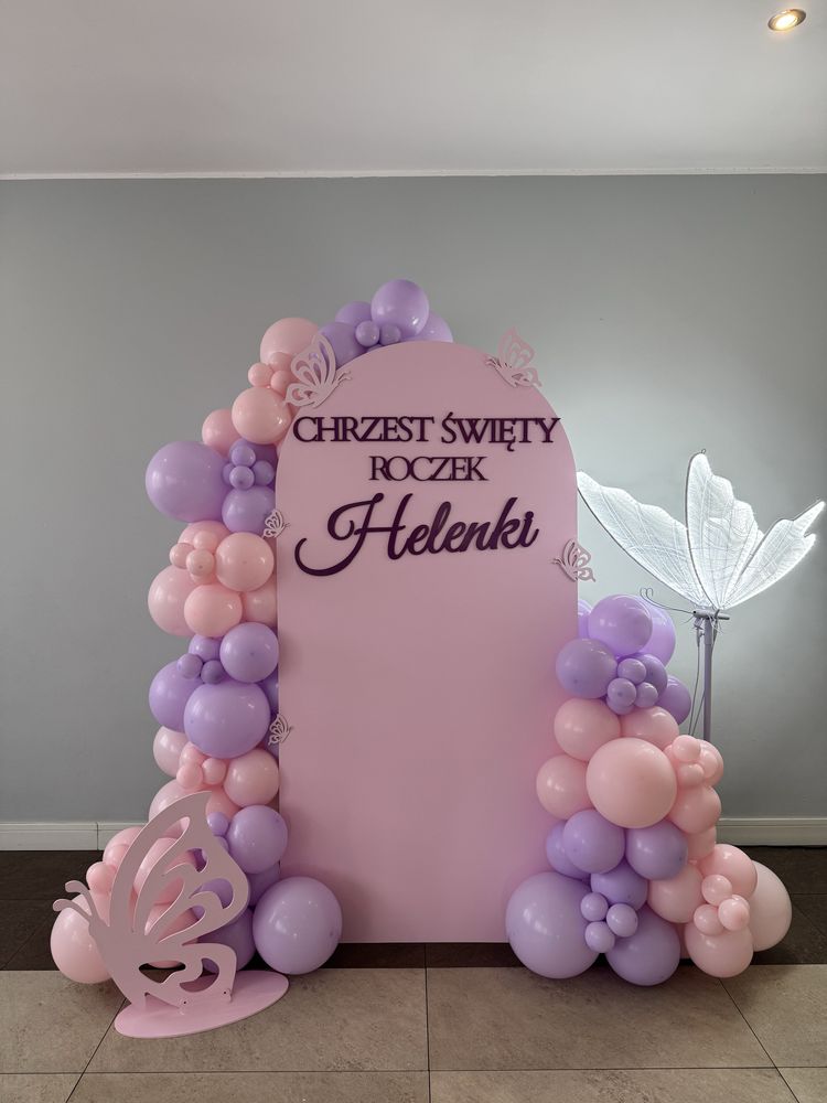 Ścianka balonowa Girlanda balonowa imprezy okolicznościowe