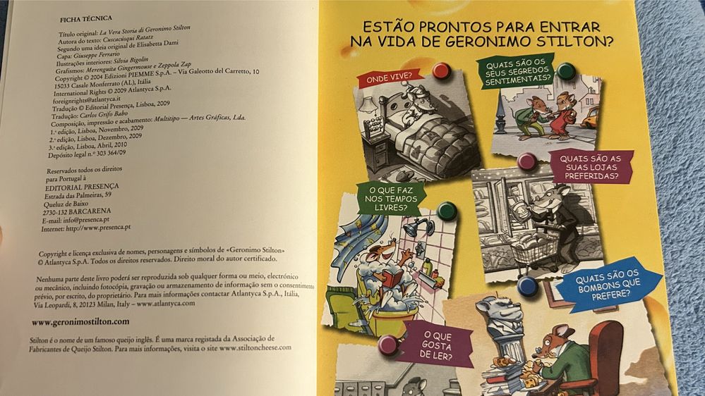 A verdadeira história de Geronimo Stilton