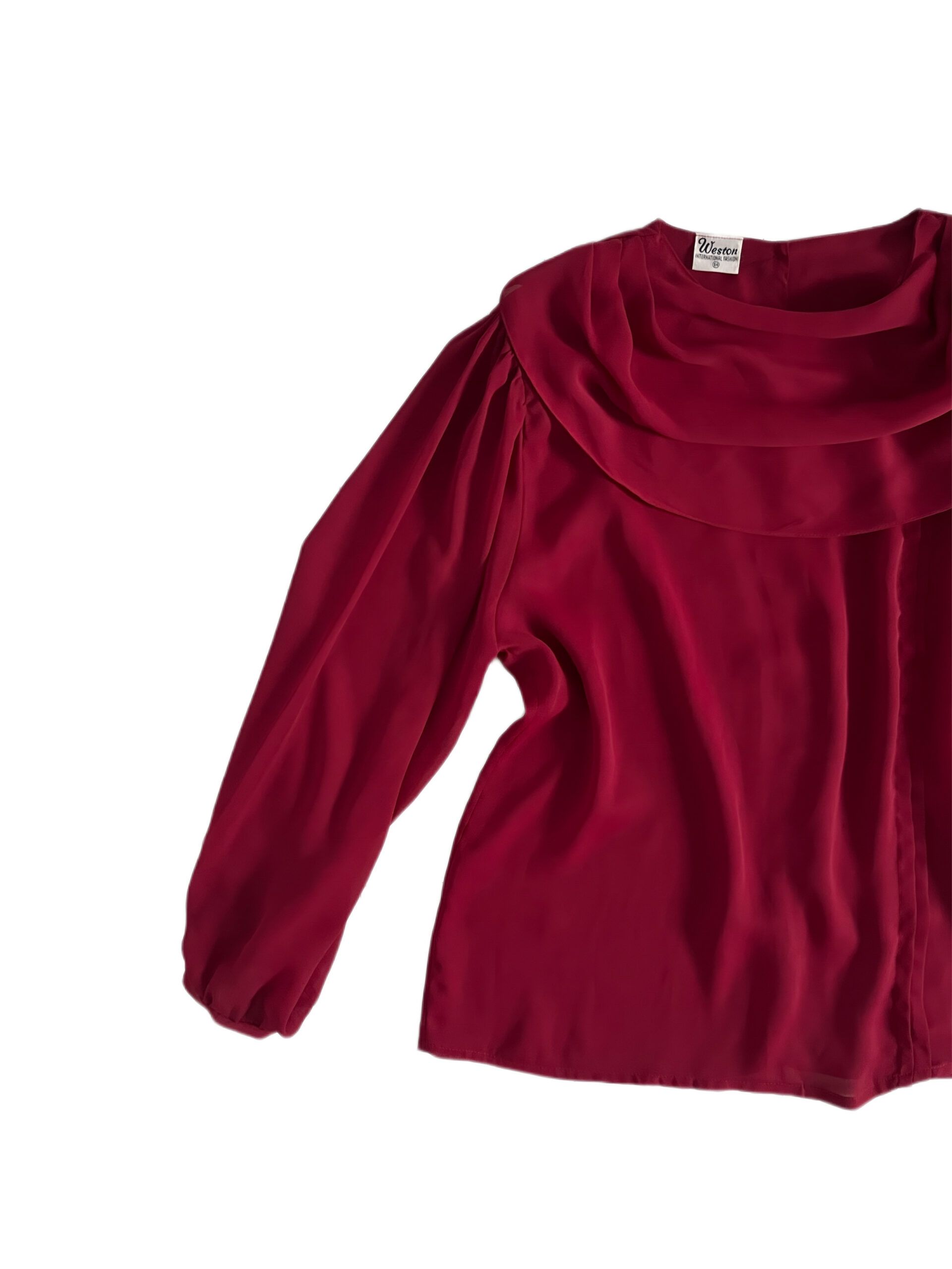Czerwona elegancka bluzka [Rozmiar: XXL]