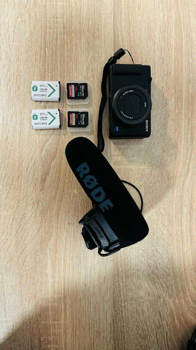 Sony ZV-1 + Rode Videomic Pro + akcesoria | Kompletny zestaw Vlogera