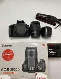 Canon EOS 2000D + 18-55 IS II + EF 50 mm f/1.8