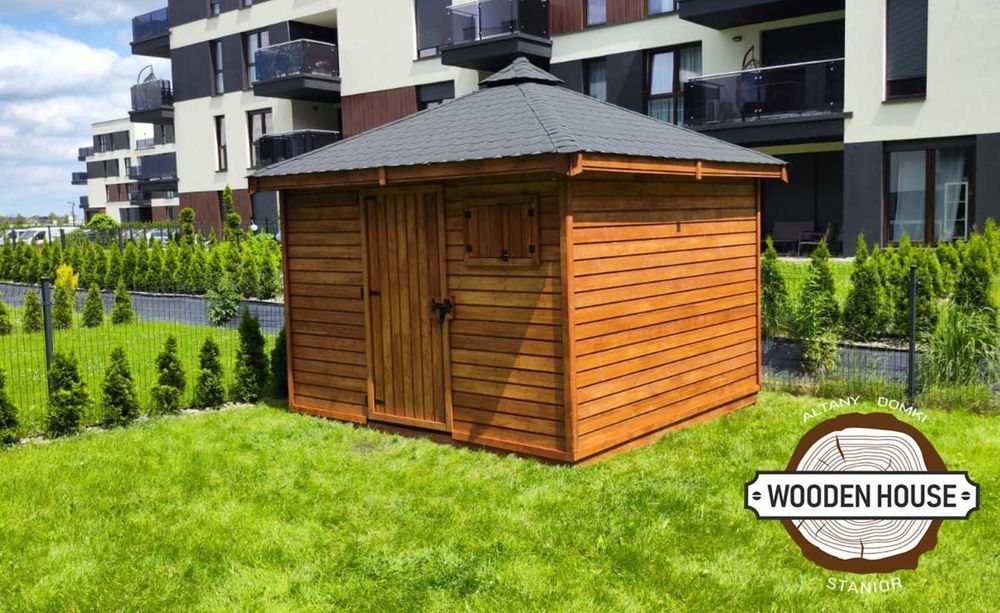 Domek narzędziowy model 1 - 3x3, WOODEN HOUSE STANIOR