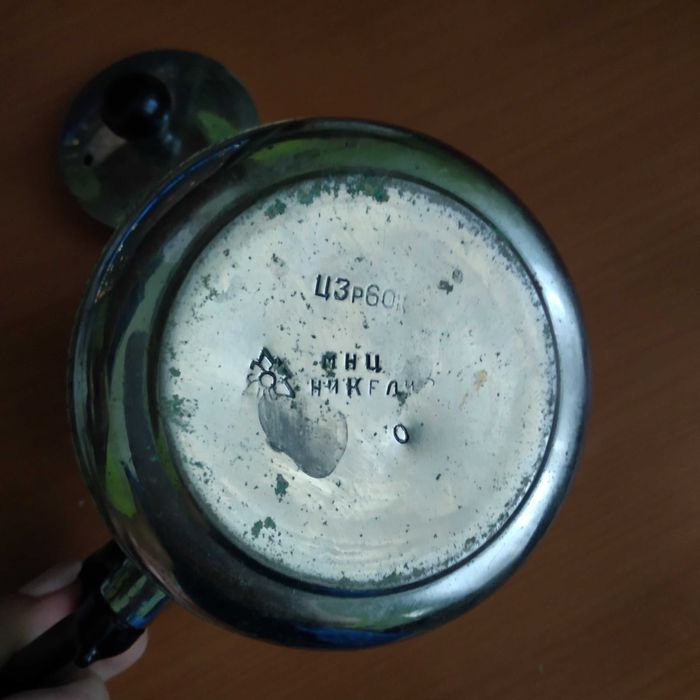 Чайник из мельхиора времен СССР