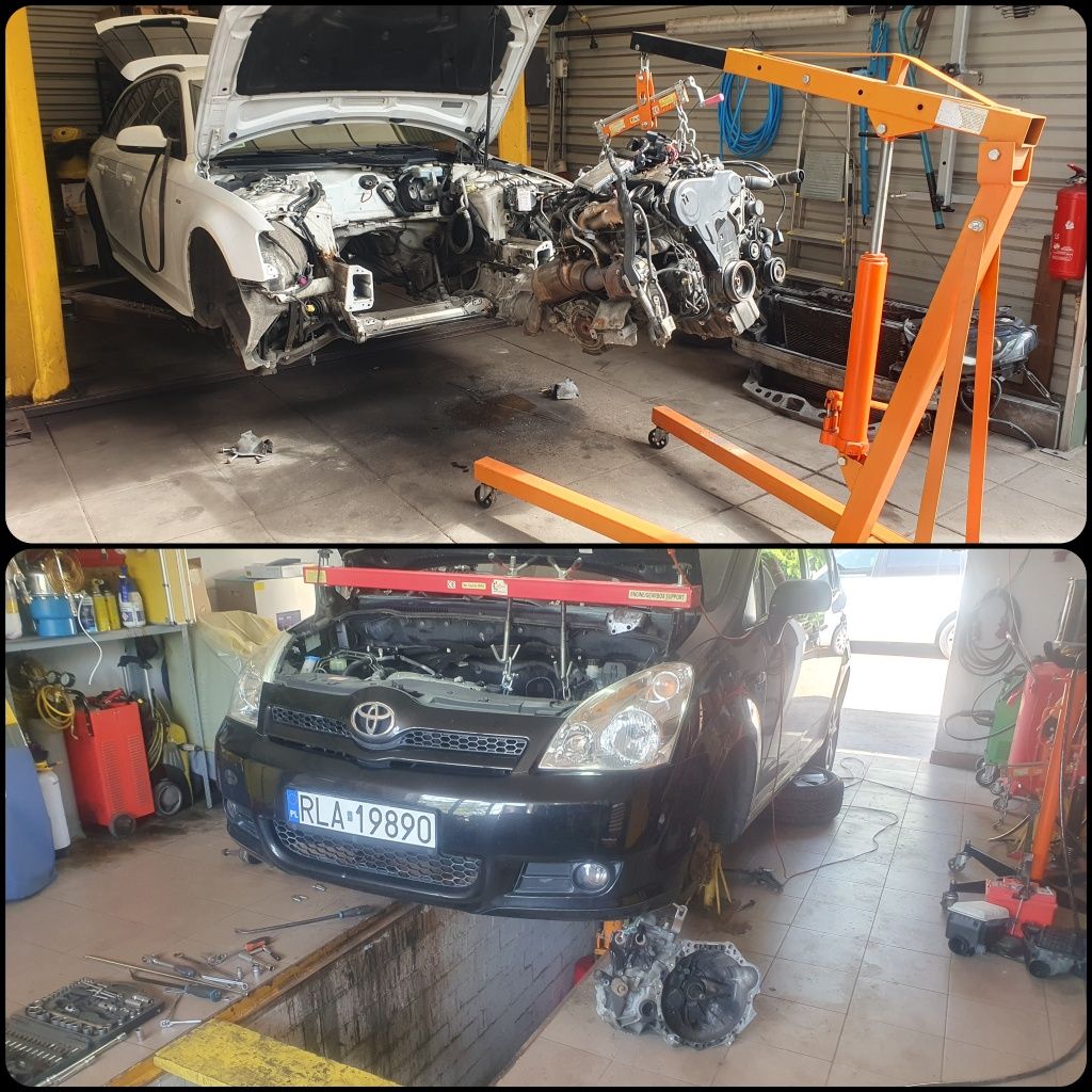 Mechanika, Dynamiczna wymiana oleju ASB, Wymiana opon, Diagnostyka