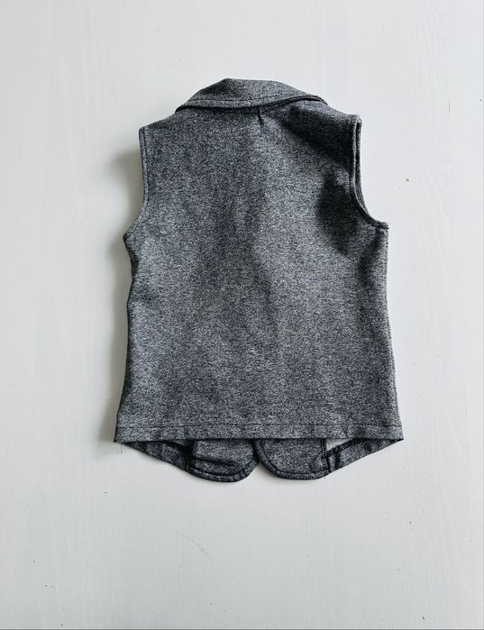 Garnitur marynarka kamizelka spodnie z dresówki 92-9cm 2-3lata #1999