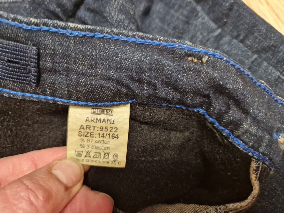 Джинси Armani на флісі