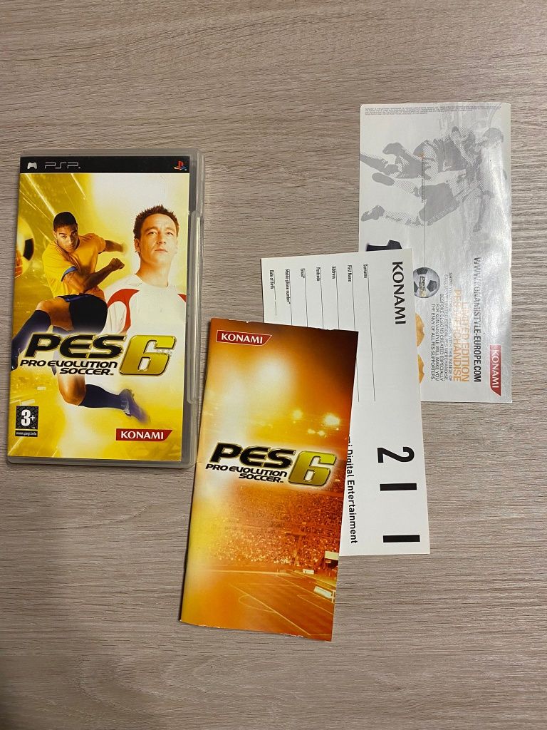 PSP PES Pro Evolution Soccer 6
