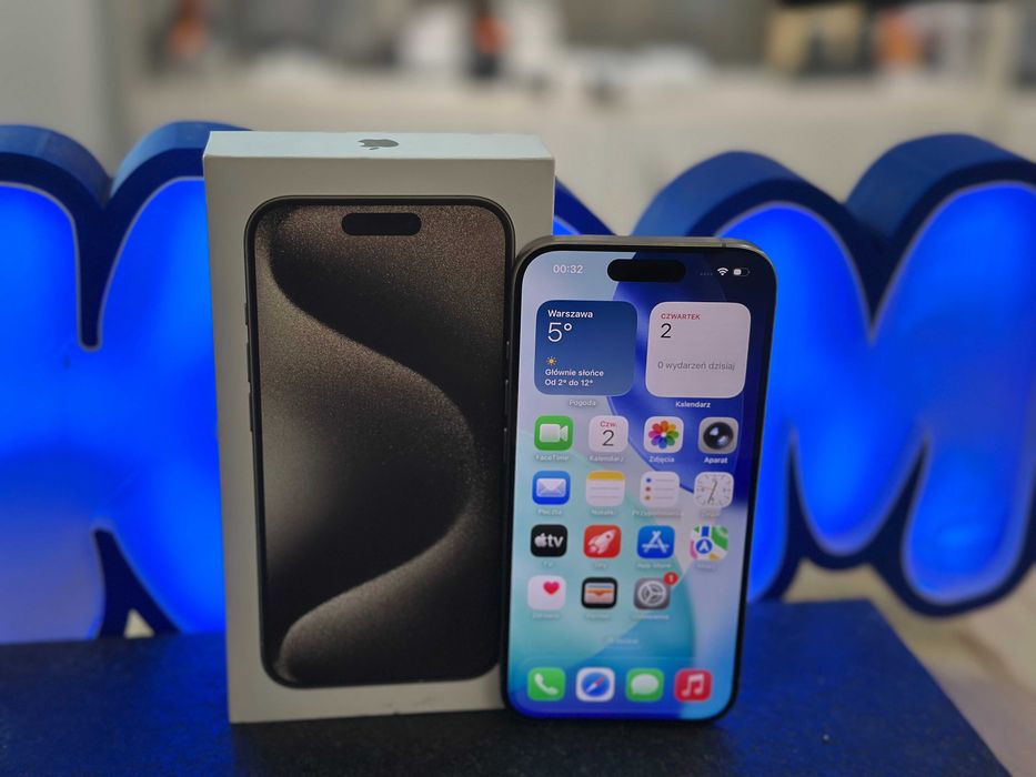 Smartfon APPLE iPhone 15 Pro 5G 128GB 6.1" 120Hz Natural Titanium/RATY