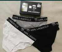 Figi Karl Lagerfeld damskie roz XS 3 pak