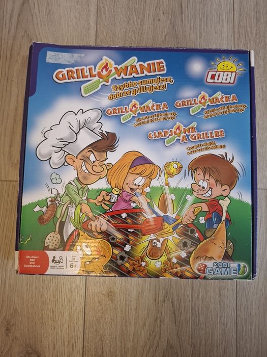 Gra planszowa, Grillowanie, Cobi, jak nowa, 6+