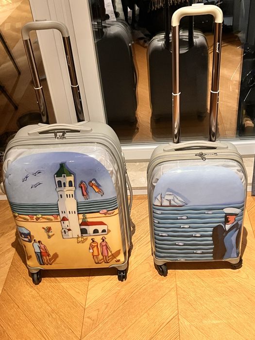 Zestaw  walizek Bubule (średnia + kabinowa