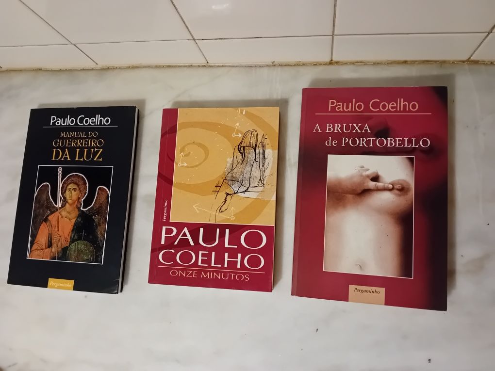 Conjunto de 3 Livros de Paulo Coelho