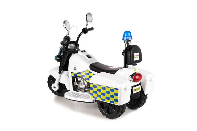 Policyjny Motorek +Kuferki Motorek na Akumulator Dla Dzieci 1-3 Lat