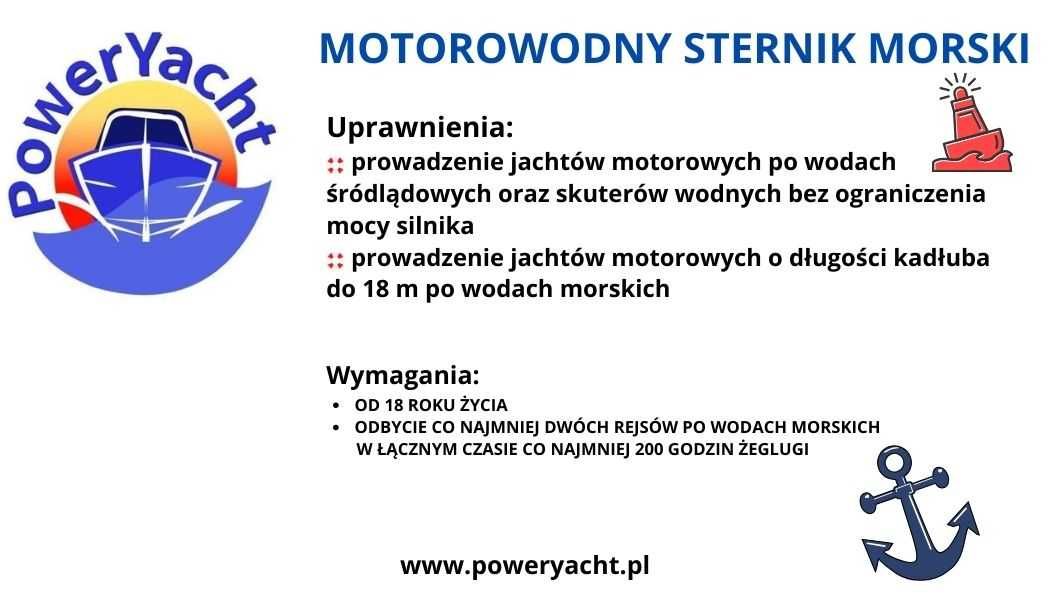 Kurs Sternik Motorowodny Elbląg 7-8 czerwca 2024