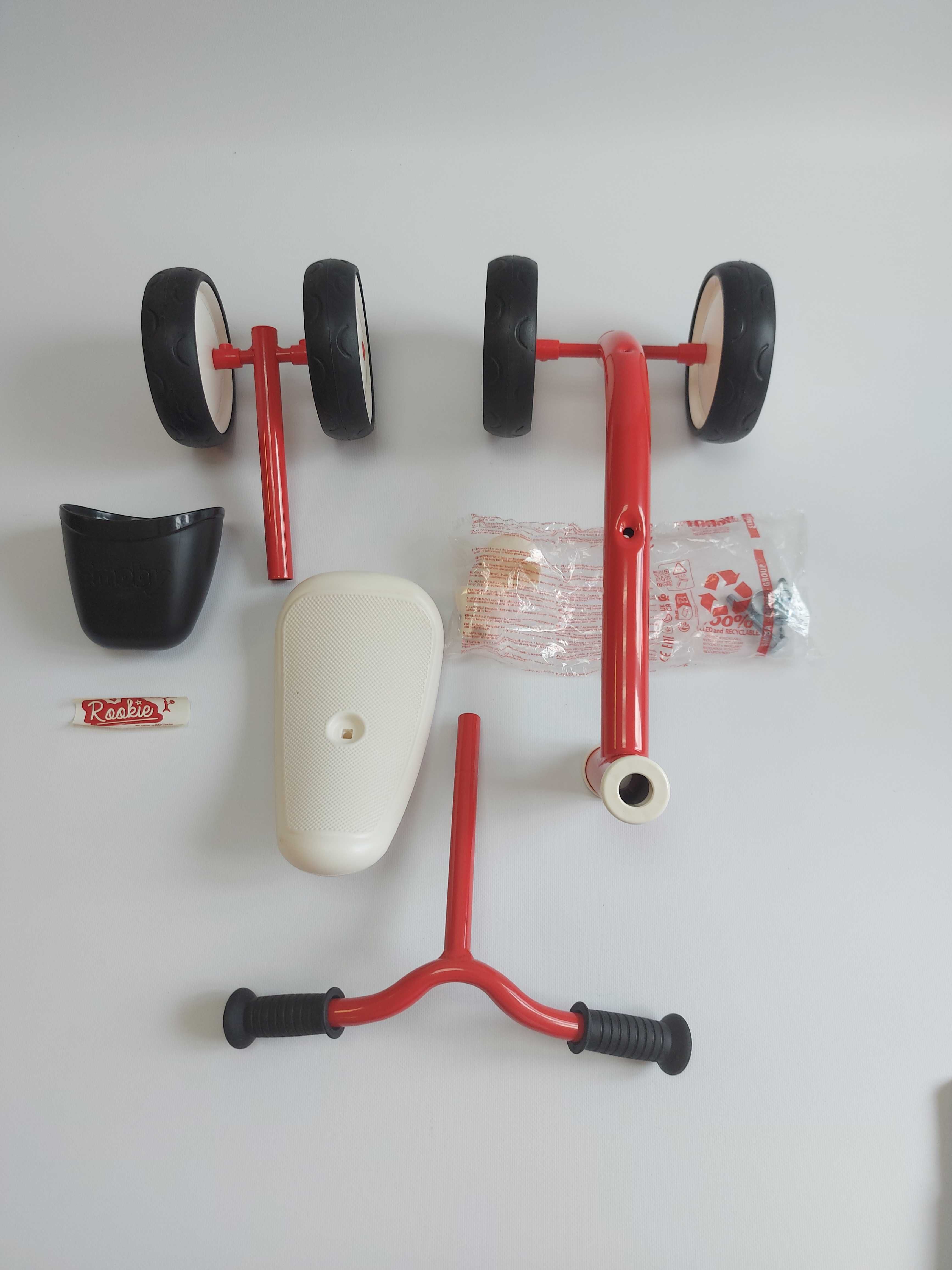 Rowerek biegowy Rookie Ride - On Czerwony Jeździk 721400 [F]