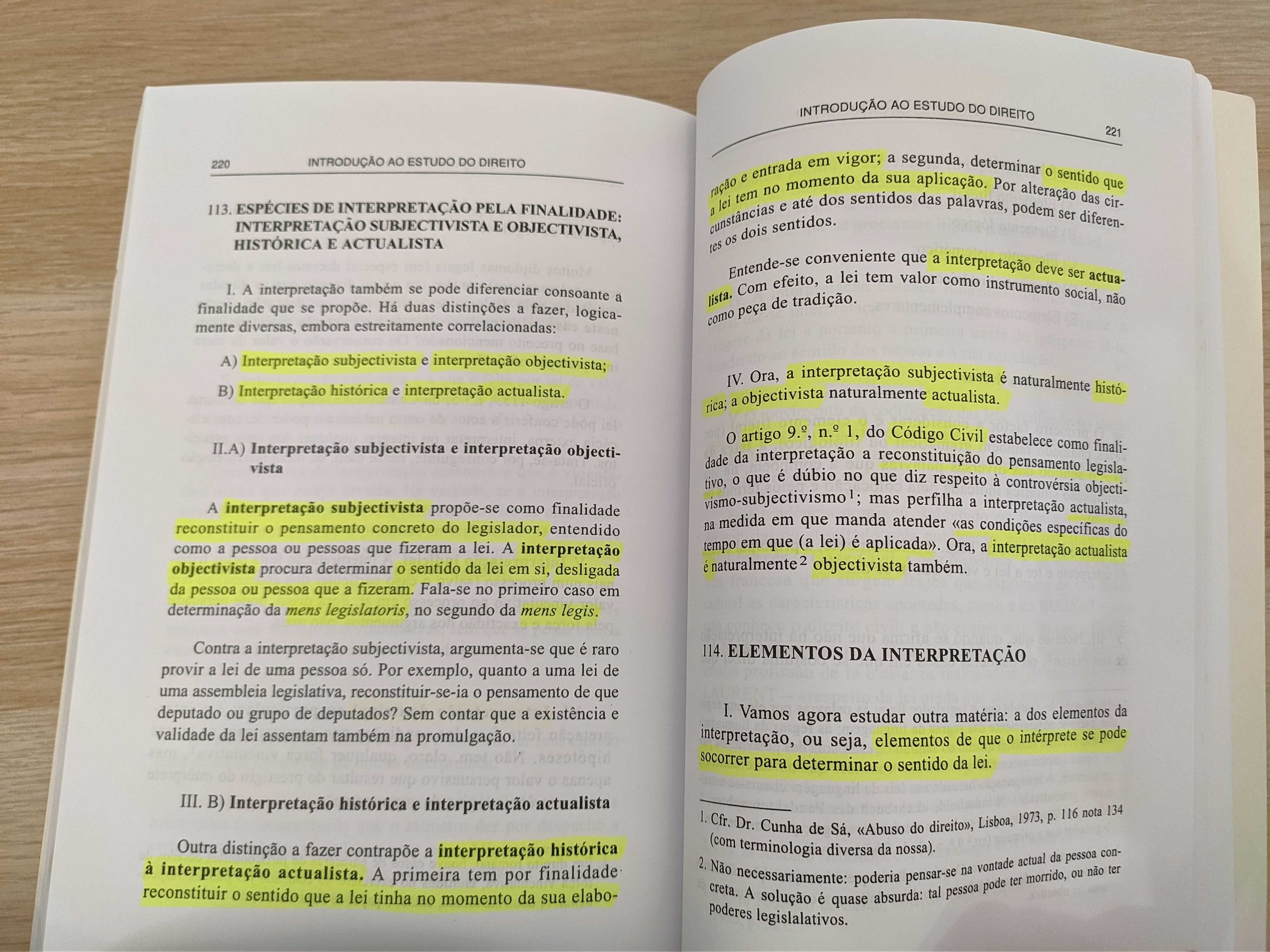 Livro Introdução ao Estudo do Direito - João Castro Mendes