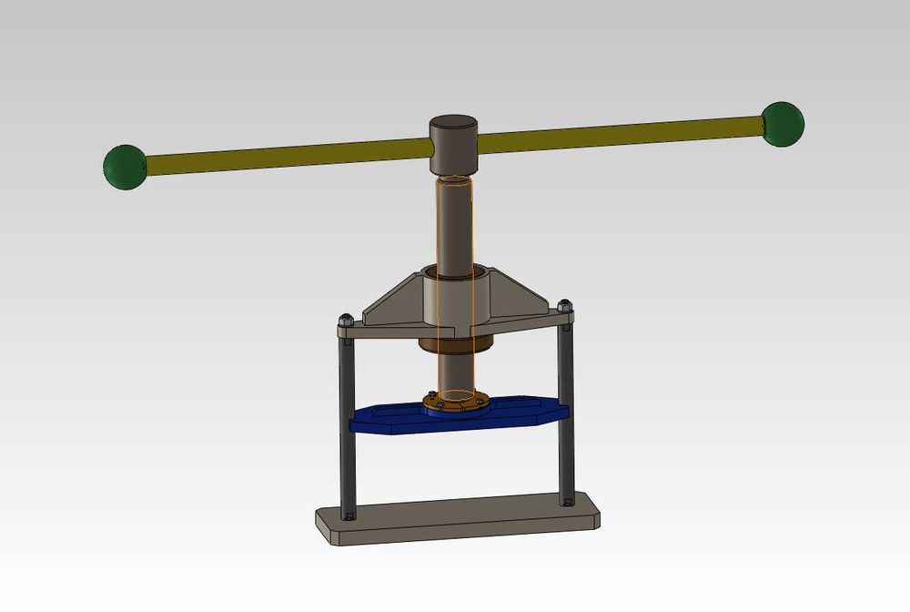 Prasa śrubowa, podnośnik śrubowy