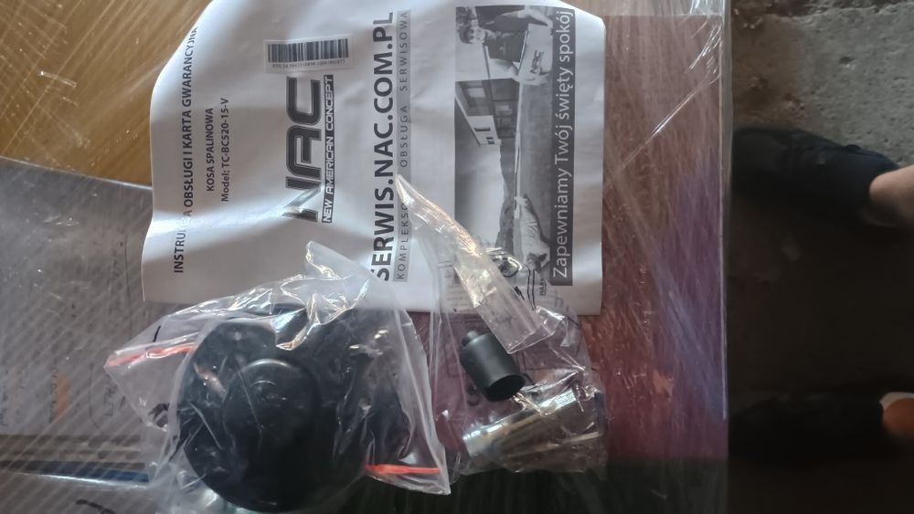 Kosa podkaszarka NAC raz użyta na gwarancji