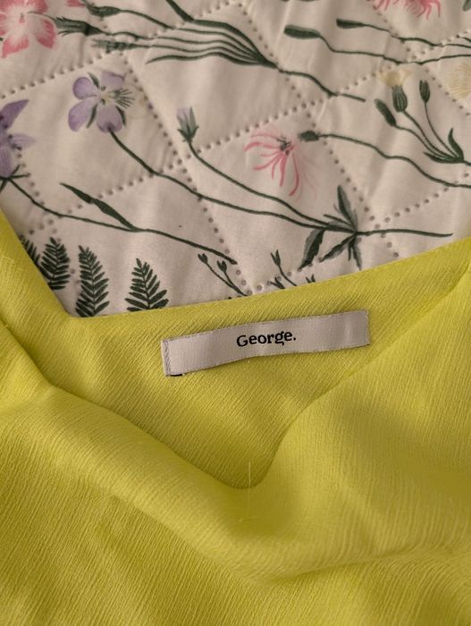 Koszulka na ramiączkach żółta George 44