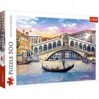 37398 Puzzle Trefl 500 szt. Puzzle Most Rialto, Wenecja 500