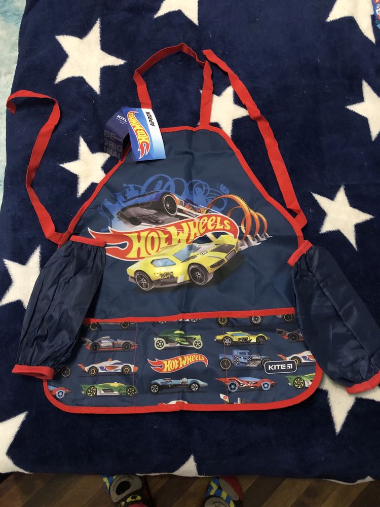 Фартух для школи трудове навчання хлопчик тм hot wheels