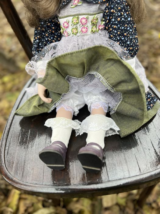 Фарфоровая кукла порцелянова лялька 62см.