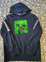 Sweat com capuz minecraft 11-12 anos