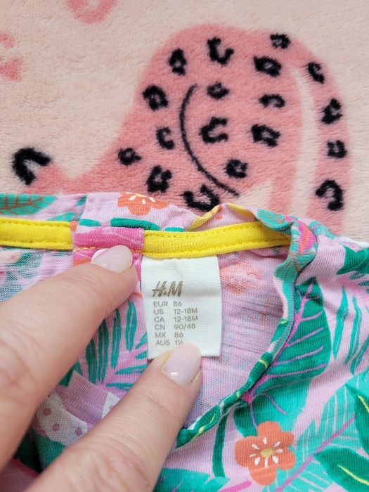 Rampers, H&M 86, lato, stan super, 1 z metką.