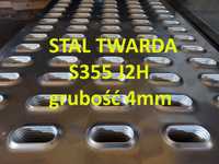 Blacha Lohr stalowa twarda 75x300 cm 4mm  PRODUCENT Najazd Laweta